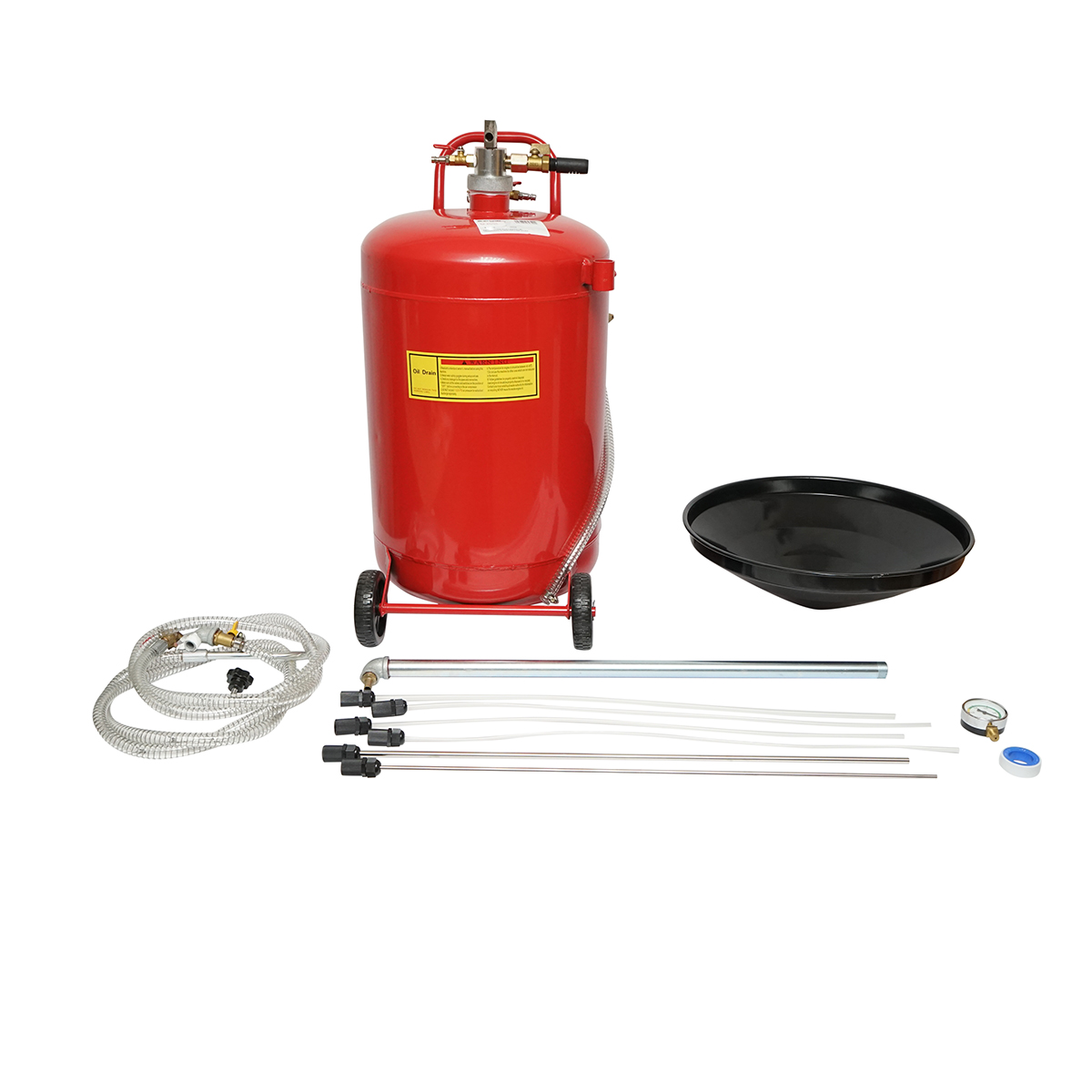 Recuperator de ulei 80L cu aspirare si sistem de golire pneumatic - imagine 2