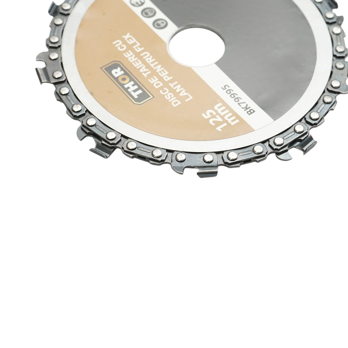 Disc flex lant drujba 125x22mm 9 dinti pentru taiere lemn THOR - imagine 3
