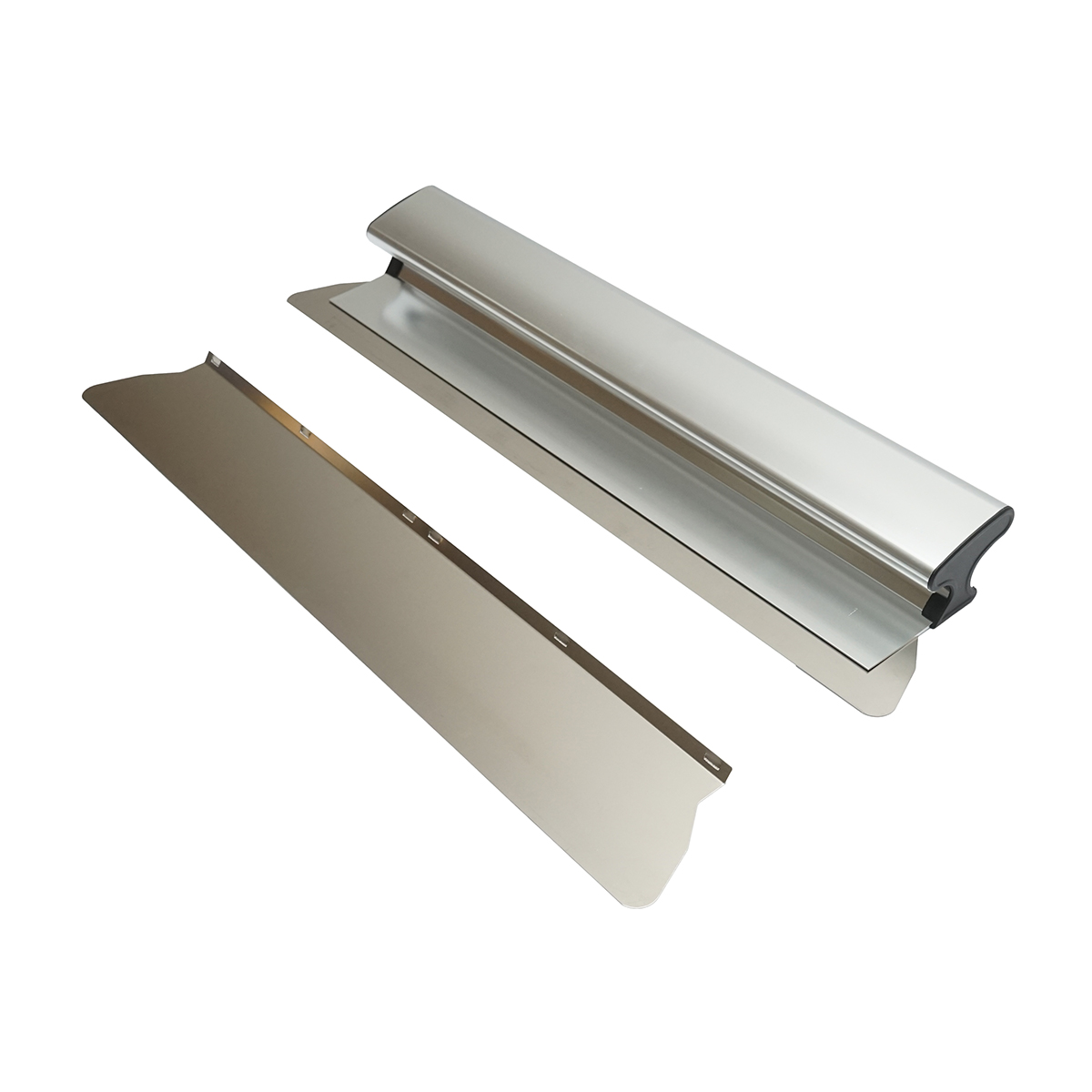 Gletiera inox profesionala 50cm cu 2 lame 8.8x55cm - imagine 3