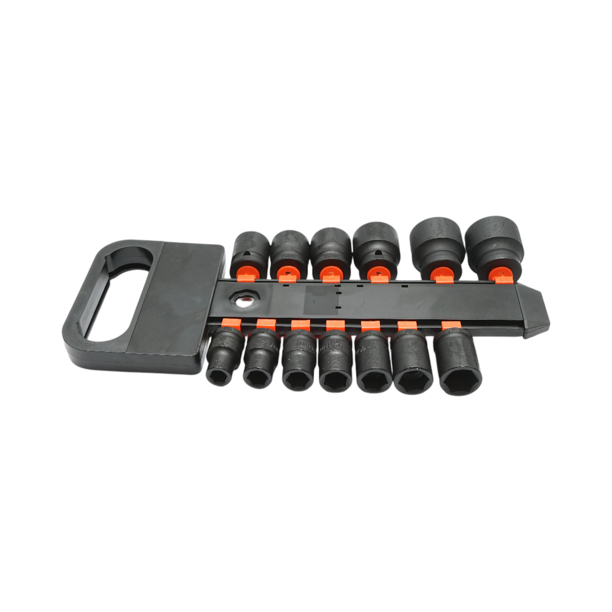 Set 13 chei tubulare de impact 10-32mm, 38mm, patrat 1/2 inch Cr-Mo Breckner Germany - imagine 3