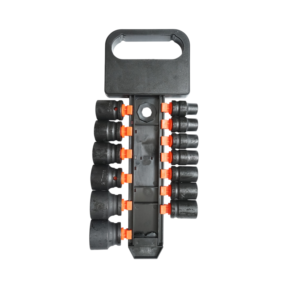 Set 13 chei tubulare de impact 10-32mm, 38mm, patrat 1/2 inch Cr-Mo Breckner Germany - imagine 4