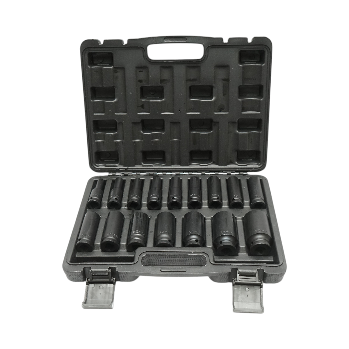 Trusa chei tubulare de impact lungi 8-32mm, 78mm, patrat 1/2 inch Cr-Mo 16 piese Breckner Germany