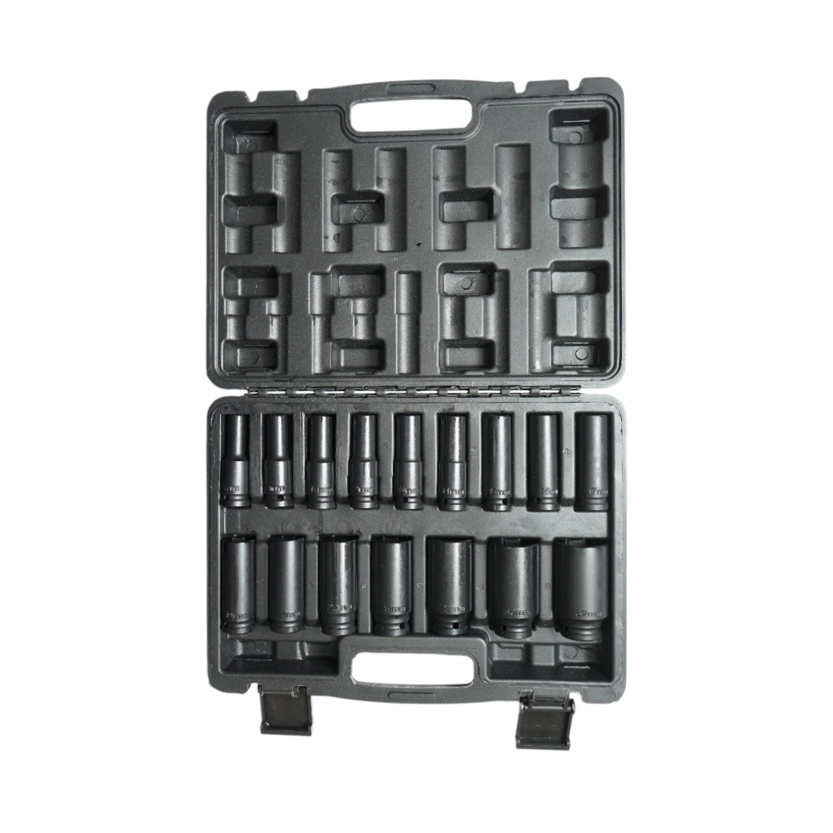 Trusa chei tubulare de impact lungi 8-32mm, 78mm, patrat 1/2 inch Cr-Mo 16 piese Breckner Germany - imagine 3