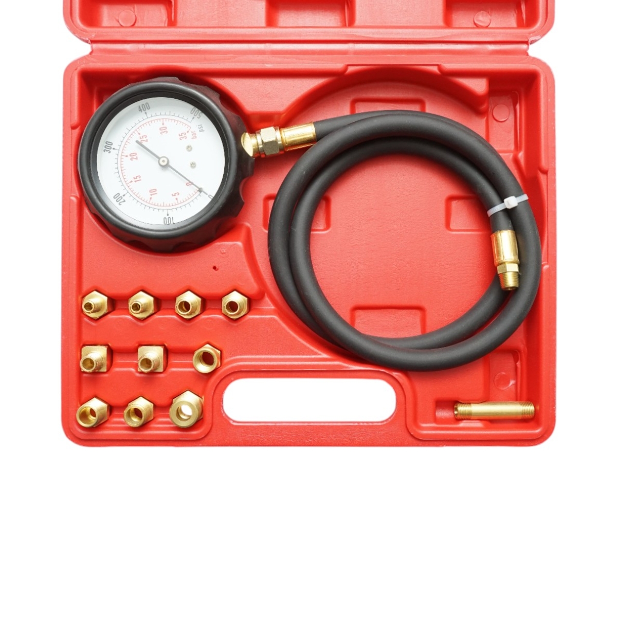 Trusa tester verificare presiune ulei motor 0-35 bar universala 12 piese - imagine 3