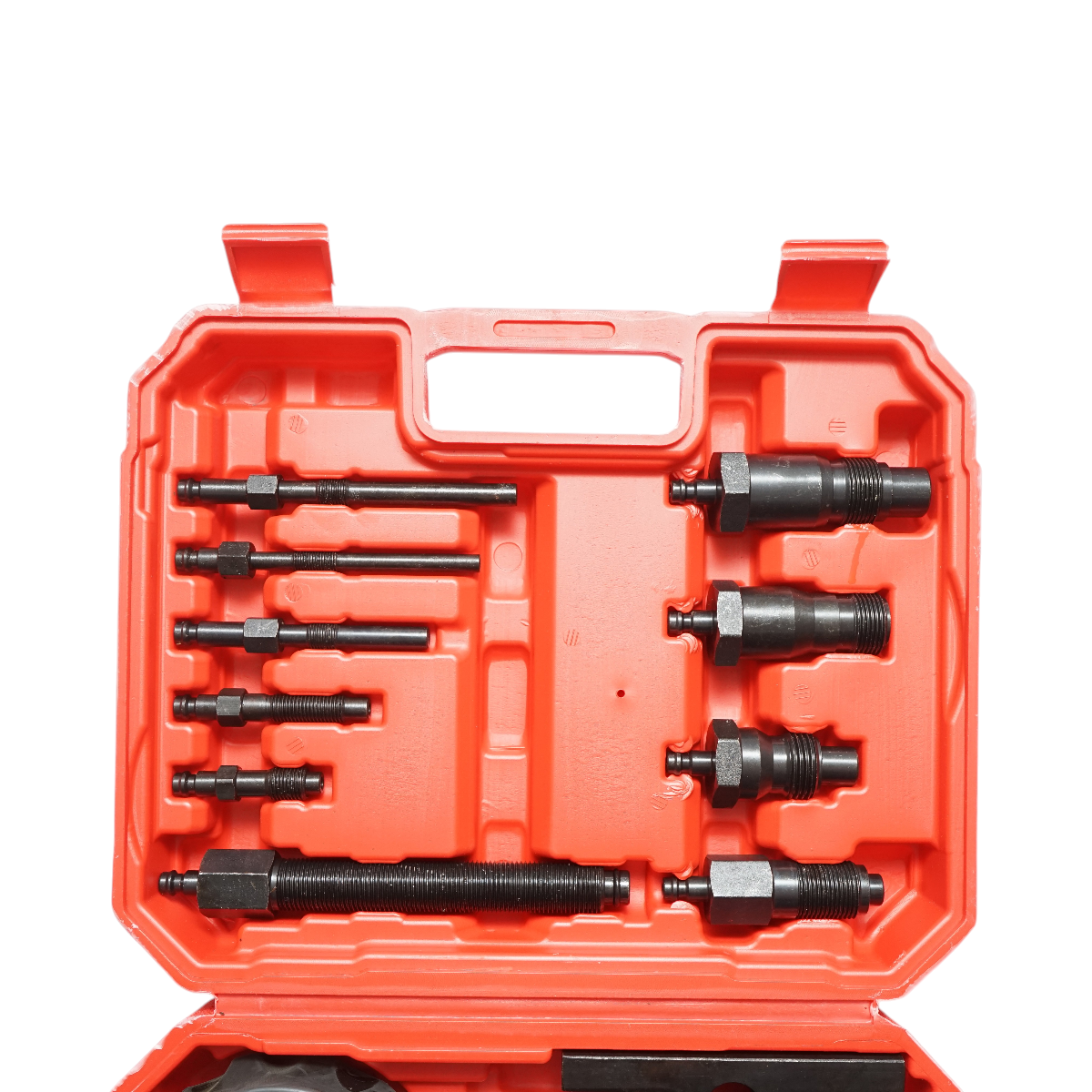 Trusa tester compresie motoare diesel cu manometru mecanic 0-70 bar 19 piese - imagine 3