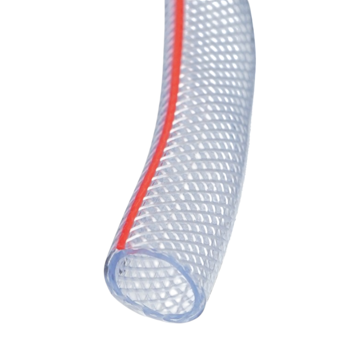 Furtun gradina PVC transparent 3/8 inch (10mm), PN9 bar, 10x14mm cu insertie textila impletita 50m/rola - imagine 3