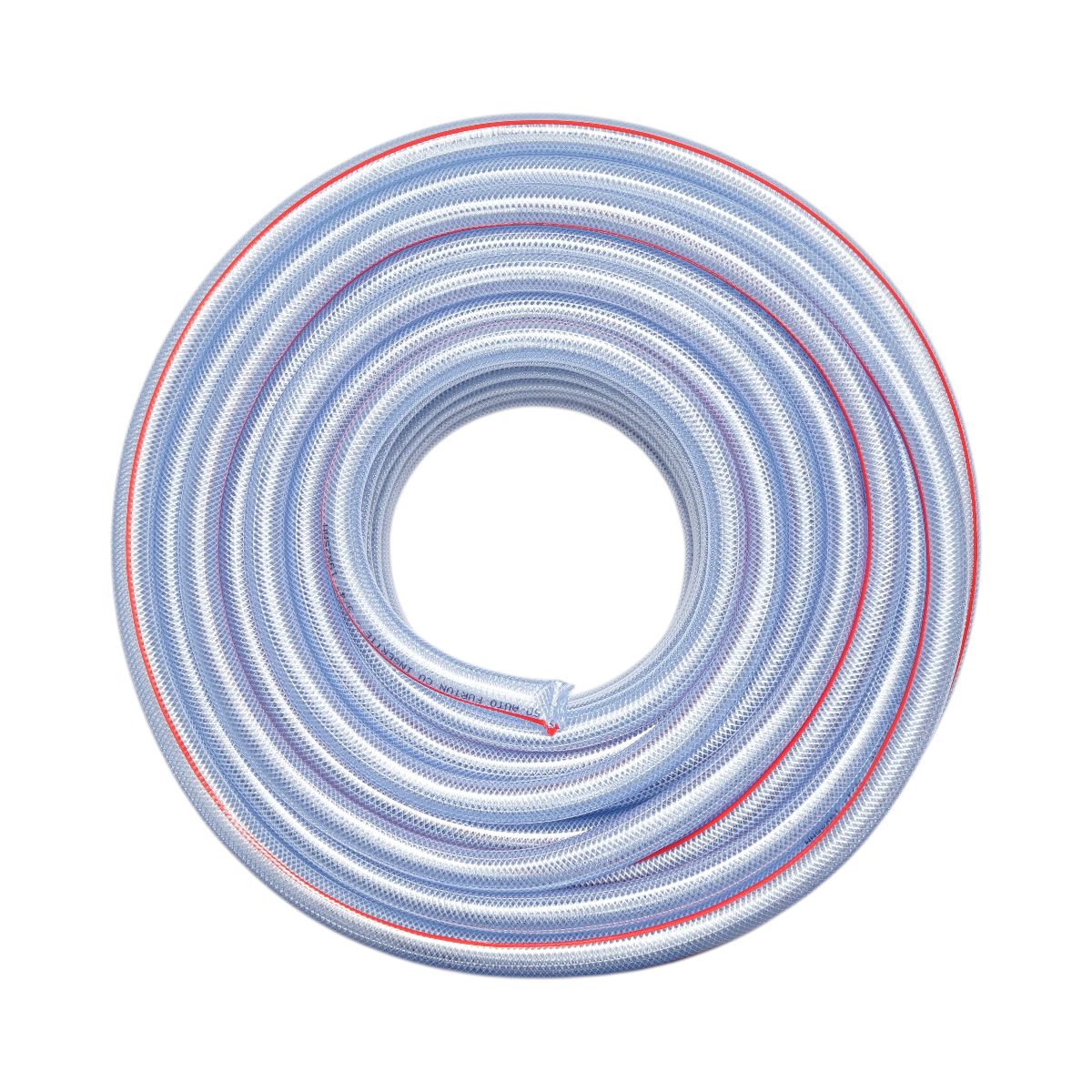 Furtun gradina PVC transparent 3/4 inch (19mm), PN6 bar, 19x25mm cu insertie textila impletita 50m/rola UZ INTENSIV - imagine 2