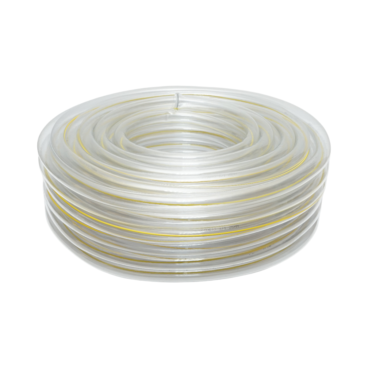 Furtun gradina PVC transparent 1 inch (25mm), PN1 bar 50m/rola