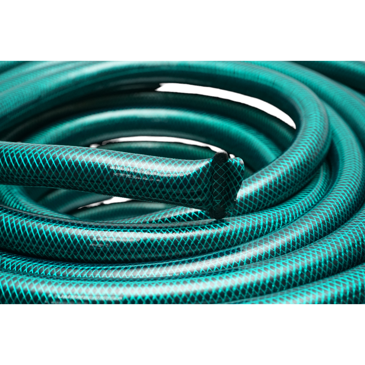 Furtun gradina PVC verde 3/4 inch (19mm), PN4 bar cu insertie textila impletita 50m/rola - imagine 4