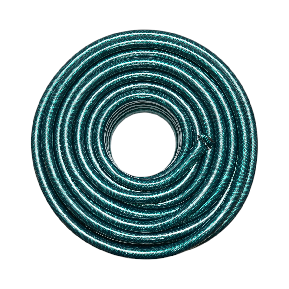 Furtun gradina PVC verde 1 inch (25.4mm), PN4 bar cu insertie textila impletita 50m/rola - imagine 2