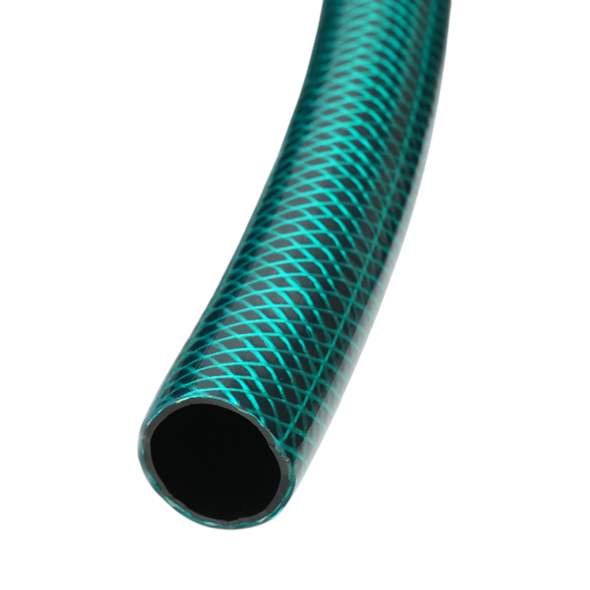 Furtun gradina PVC verde 1 inch (25.4mm), PN4 bar cu insertie textila impletita 50m/rola - imagine 3