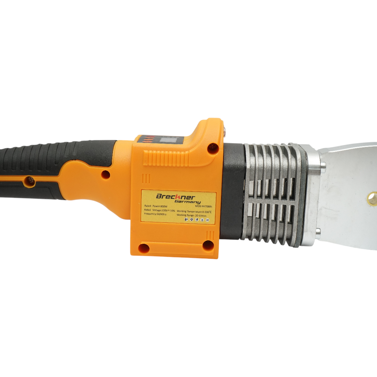 Trusa masina sudat tevi PPR 800W cu afisaj digital 0-300°C, 6 bacuri 20-63mm, nivela 3 bule, ruleta, cleste taiat Breckner Germany - imagine 7