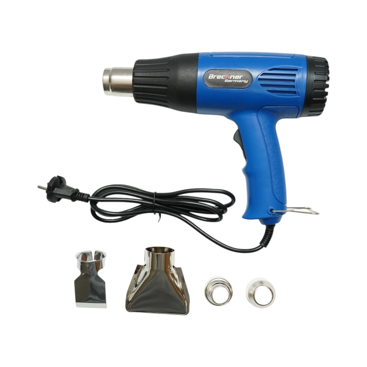 Pistol cu aer cald 1600W, 220V, debit aer 300/500 L/min, 2 trepte de temperatura 300/600°C Breckner Germany