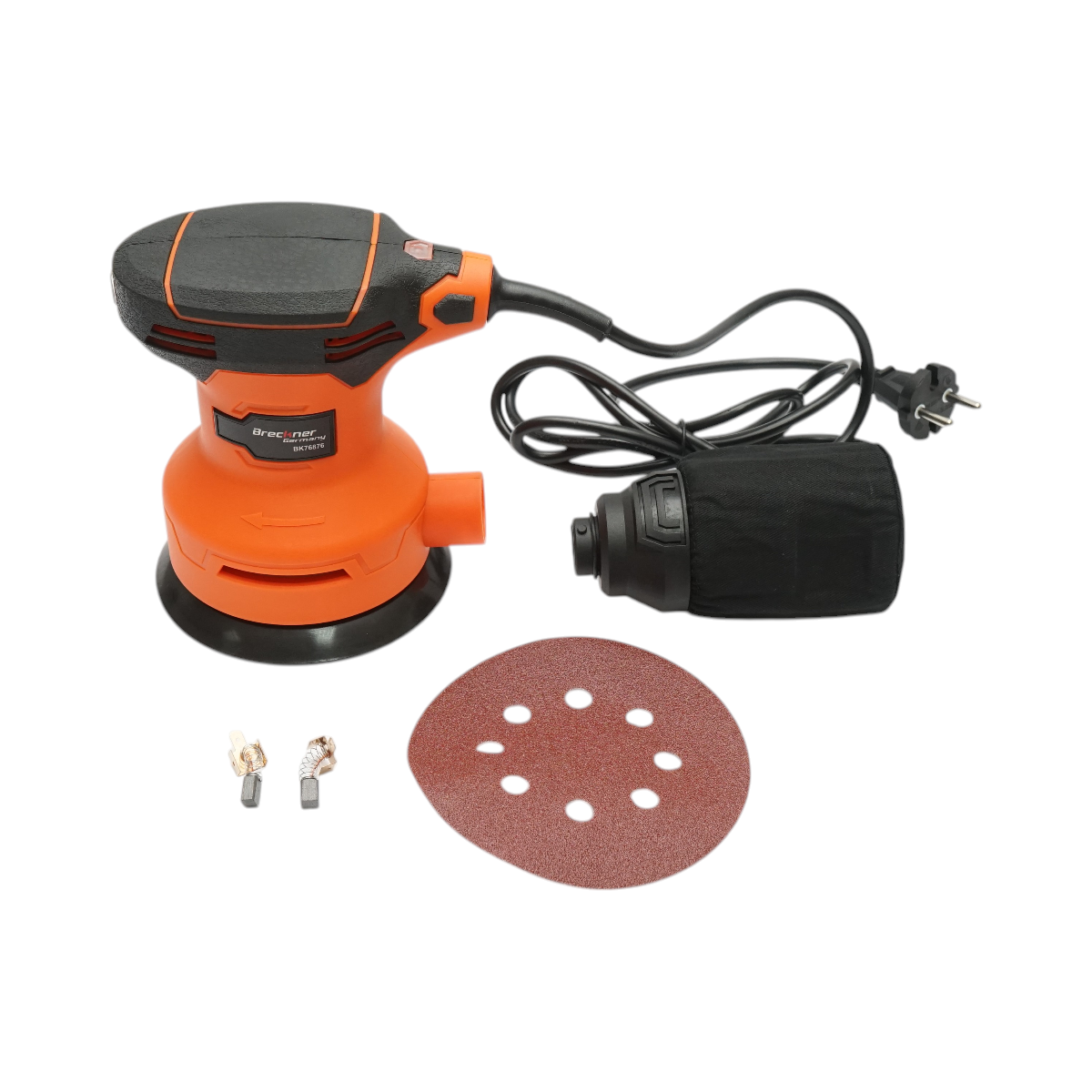 Slefuitor orbital excentric 125mm, 350W, 220V, sac colectare praf, turatie 12000rpm Breckner Germany - imagine 2