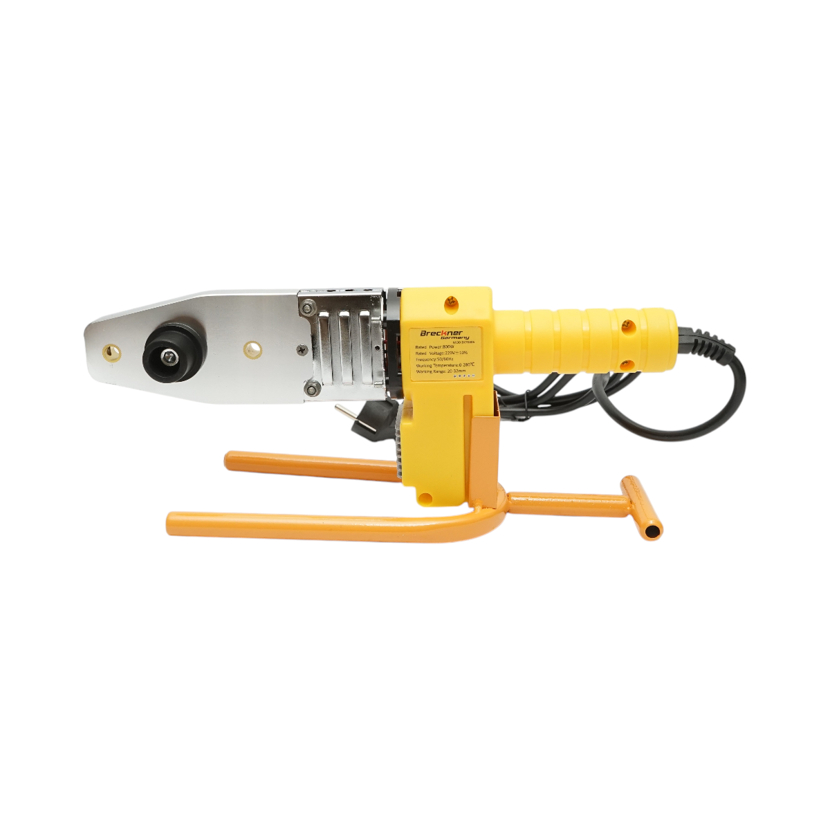 Trusa masina sudat tevi PPR 800W cu afisaj digital 0-280°C, 3 bacuri 20-25-32mm Breckner Germany - imagine 5