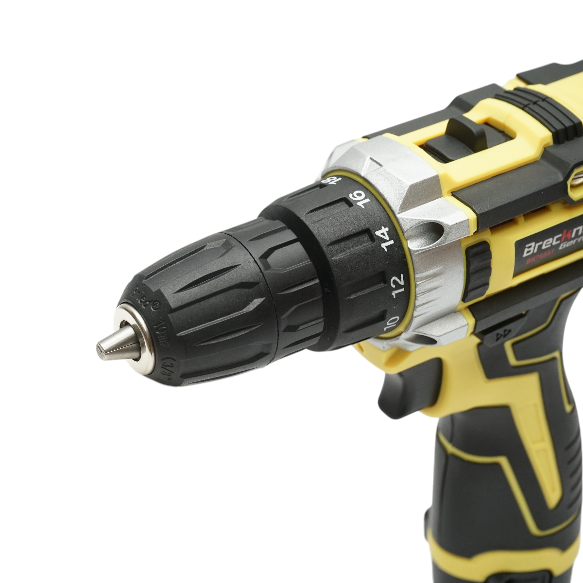 Masina de insurubat si gaurit cu 2 acumulatori 12V, 1.5Ah Li-ion, cuplu 25Nm, mandrina 10mm, 0-350/1350rpm Breckner Germany - imagine 7