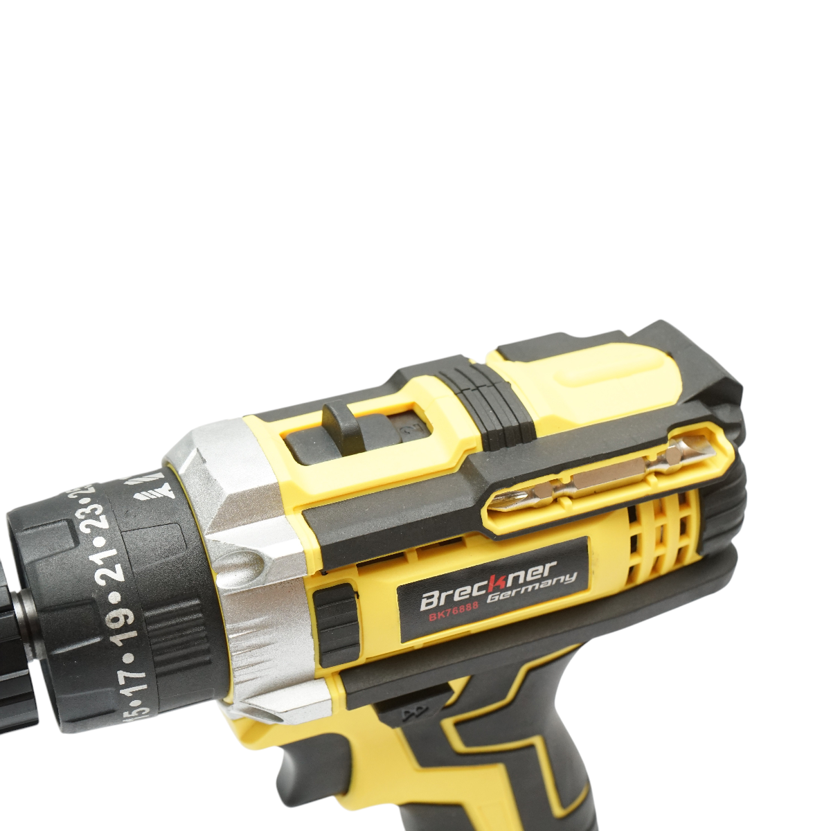 Masina de insurubat si gaurit cu percutie, 2 acumulatori 21V, 1.5Ah Li-ion, cuplu 29Nm, mandrina 10mm, 0-350/1350rpm Breckner Germany - imagine 7
