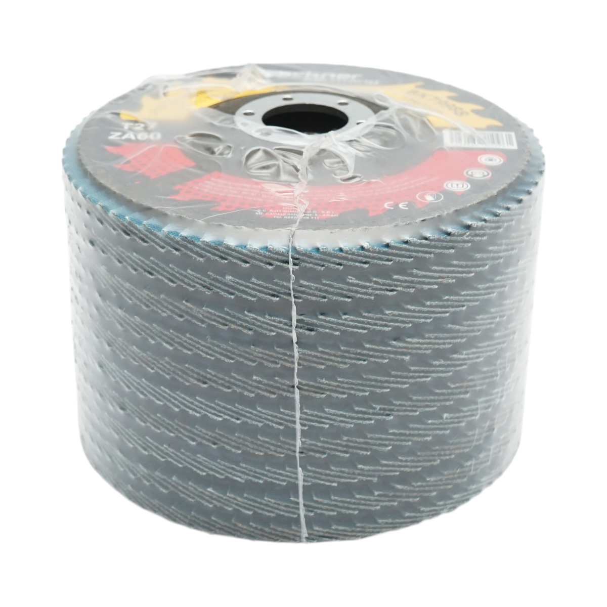 Disc lamelar abraziv cu zirconiu 125x22mm T27 ZA60 pentru slefuire, polizare metal si inox Breckner Germany - imagine 5