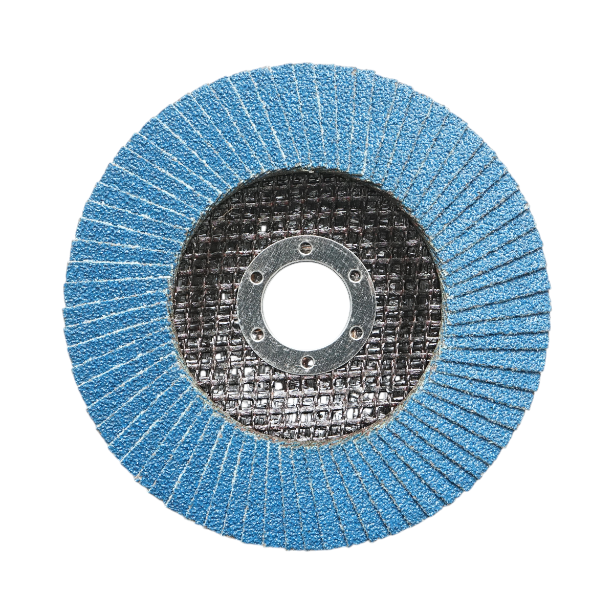 Disc lamelar abraziv cu zirconiu 125x22mm T27 ZA60 pentru slefuire, polizare metal si inox Breckner Germany - imagine 3