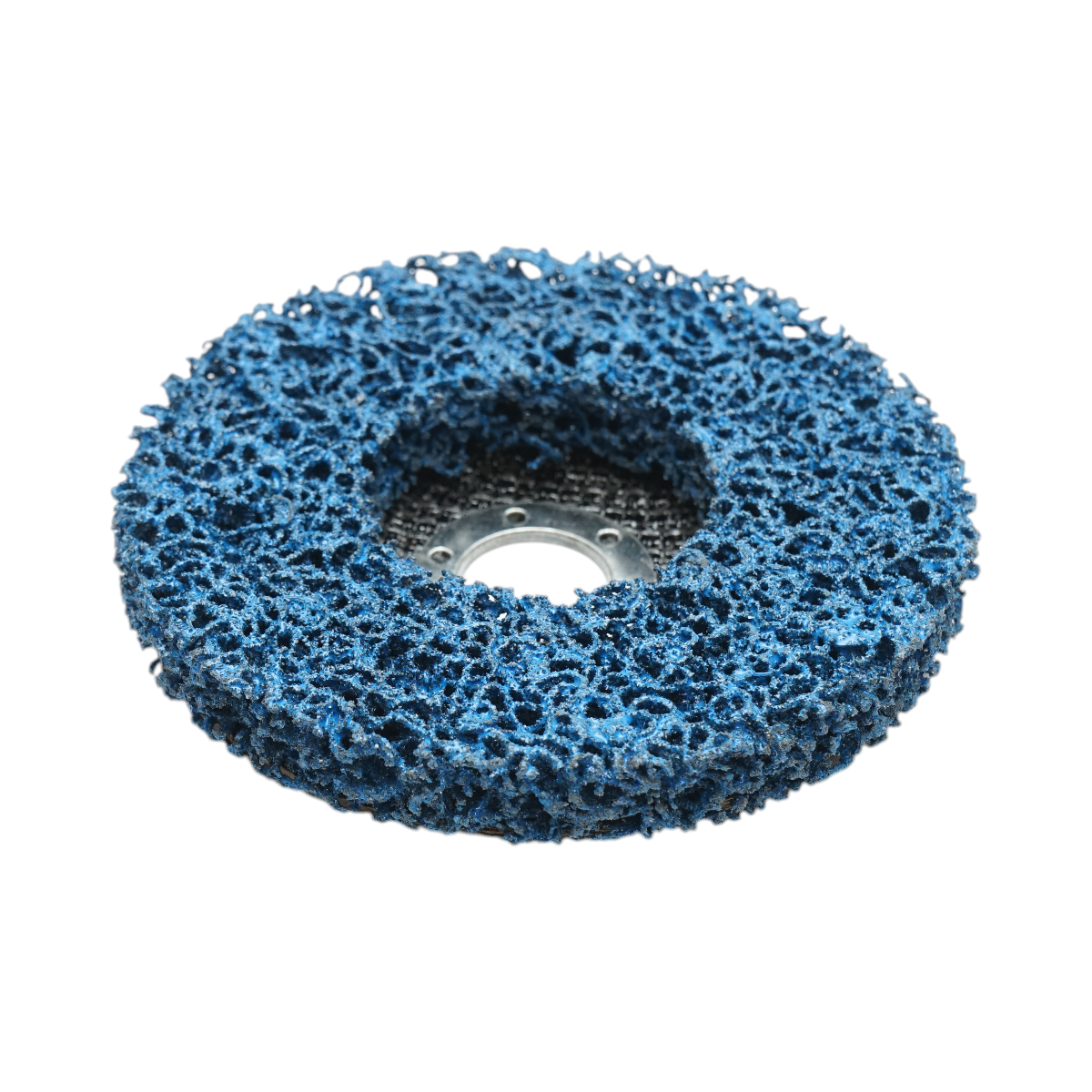 Disc abraziv netesut compact 125x22.23mm T27, granulatie medie pentru curatare rugina si vopsea Breckner Germany - imagine 4