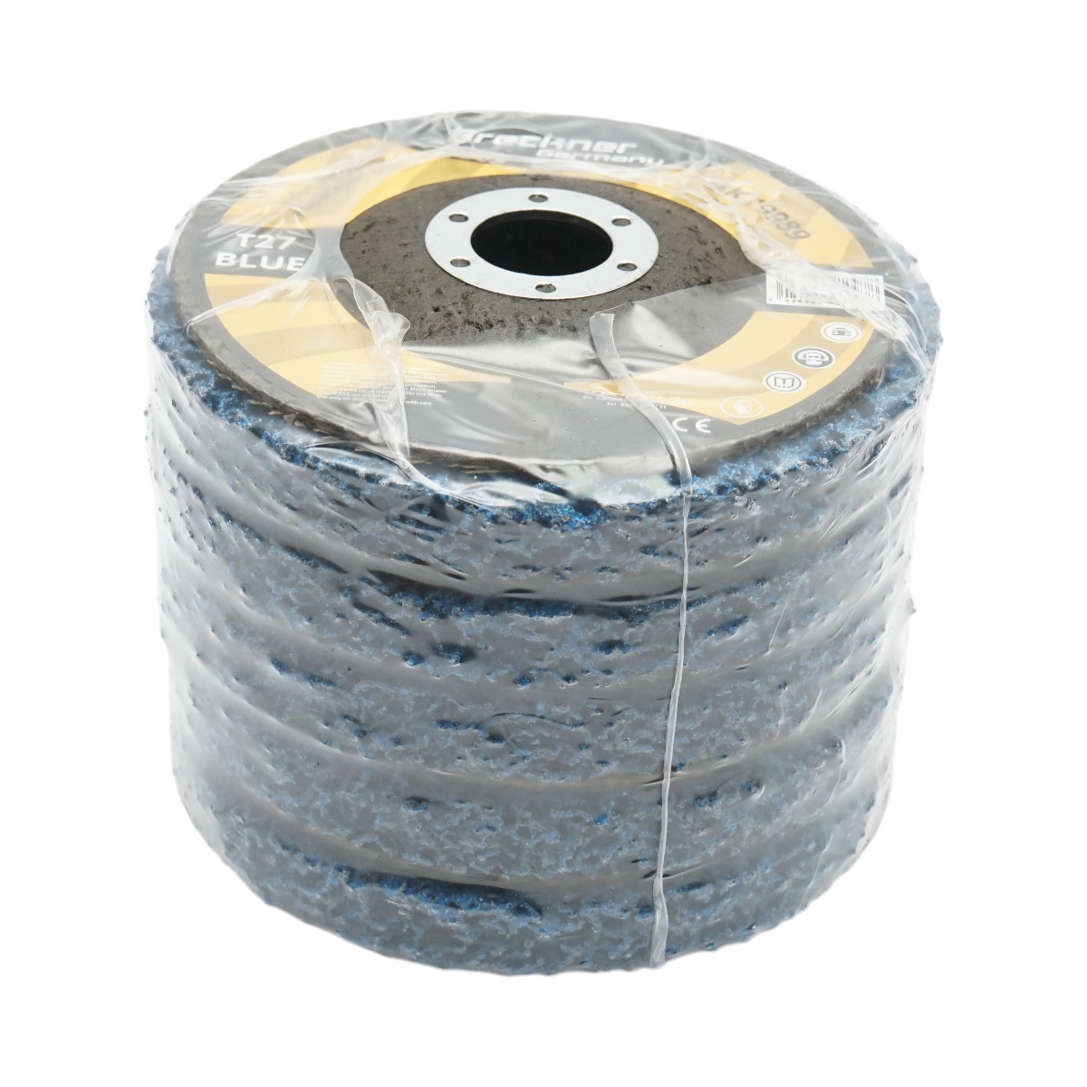 Disc abraziv netesut compact 125x22.23mm T27, granulatie medie pentru curatare rugina si vopsea Breckner Germany - imagine 5