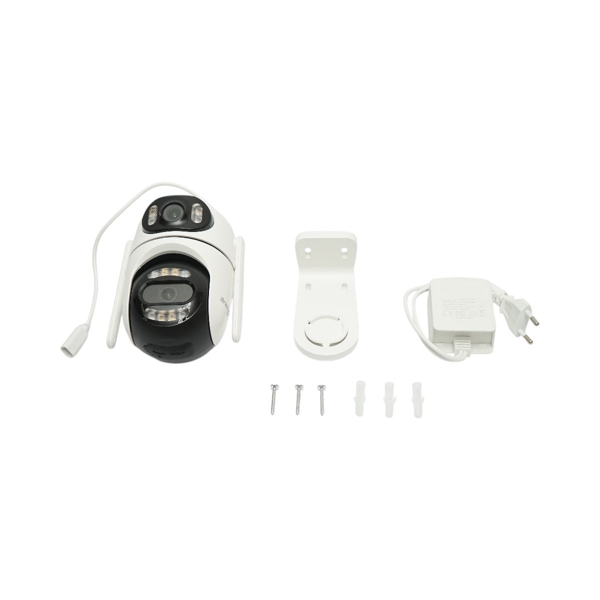 Camera de supraveghere lentila duala 4MP, P2P WIFI 2.4GHz, PTZ 360 grade, sirena, detectie umana AI si aplicatie iCSee - imagine 3