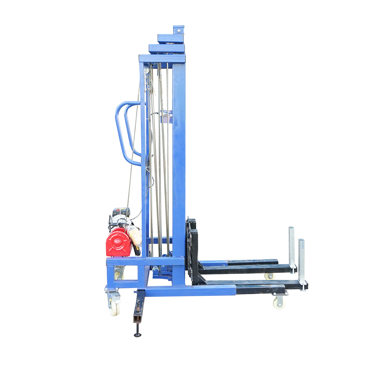 Lift electric materiale constructii 300kg, inaltime maxima 5m cu telecomanda - imagine 3