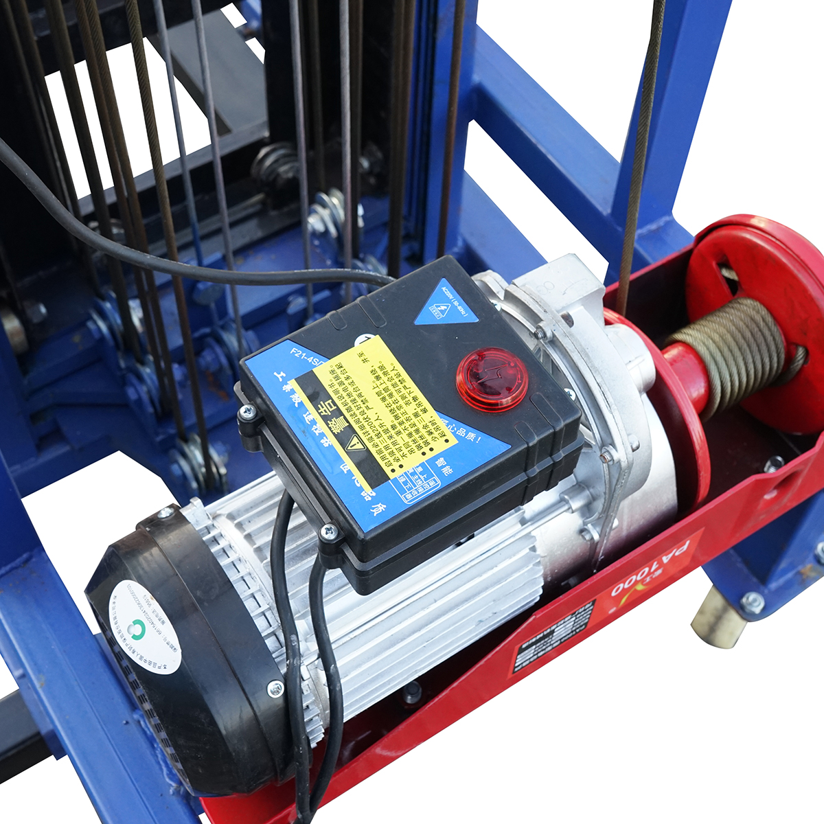 Lift electric materiale constructii 300kg, inaltime maxima 5m cu telecomanda - imagine 14