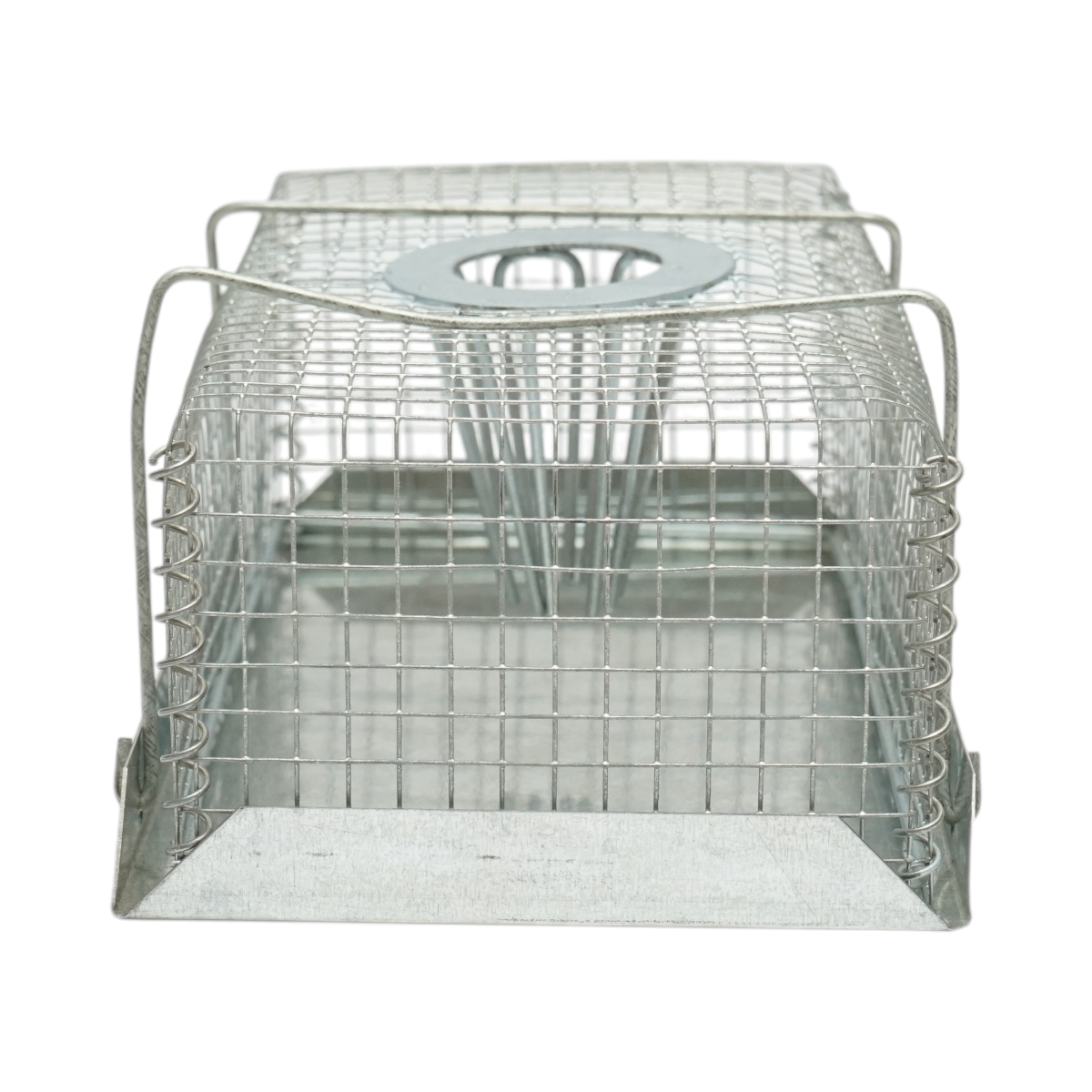 Capcana animale metalica tip cusca pentru soareci si rozatoare 18.5x10x7cm - imagine 2