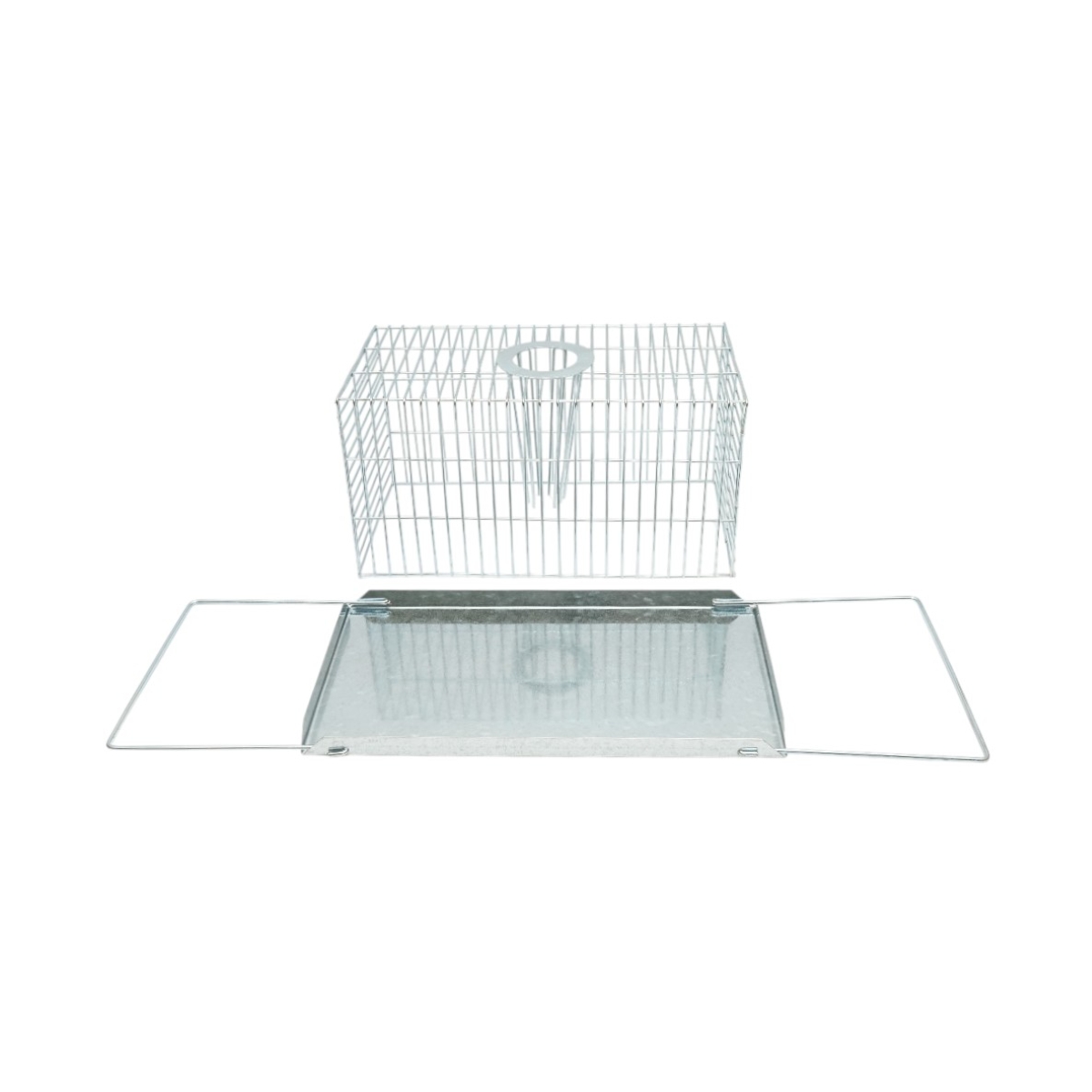 Capcana animale metalica tip cusca pentru sobolani si soareci 31x15x16.5cm - imagine 3