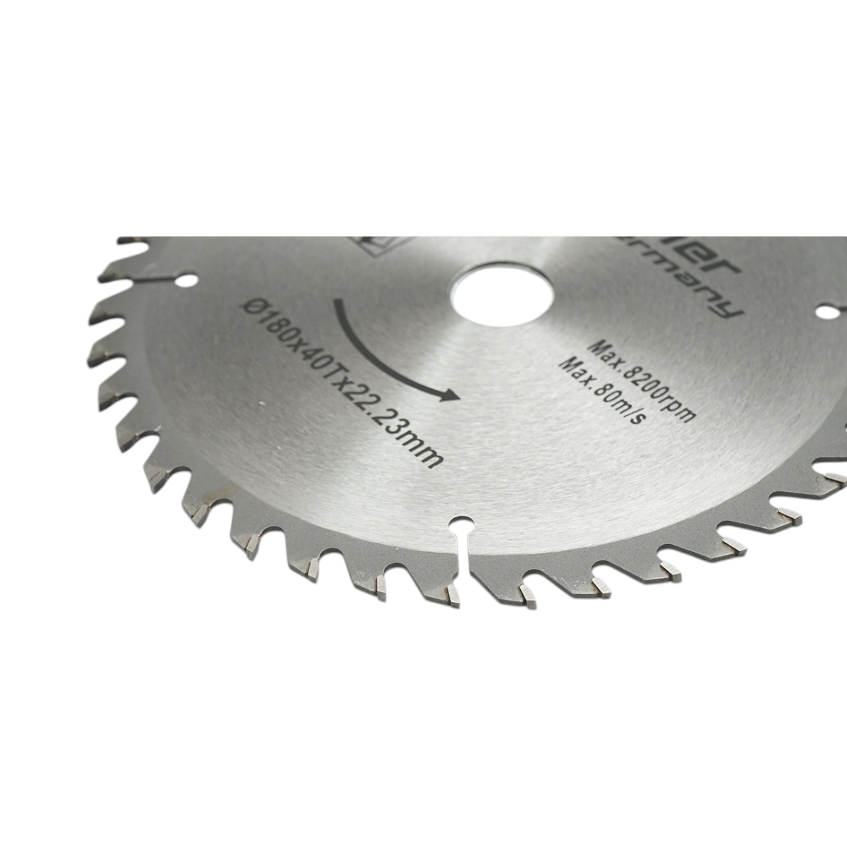 Disc circular vidia pentru lemn 180x22.23mm, 40 dinti, turatie maxima 8200rpm Breckner Germany - imagine 3