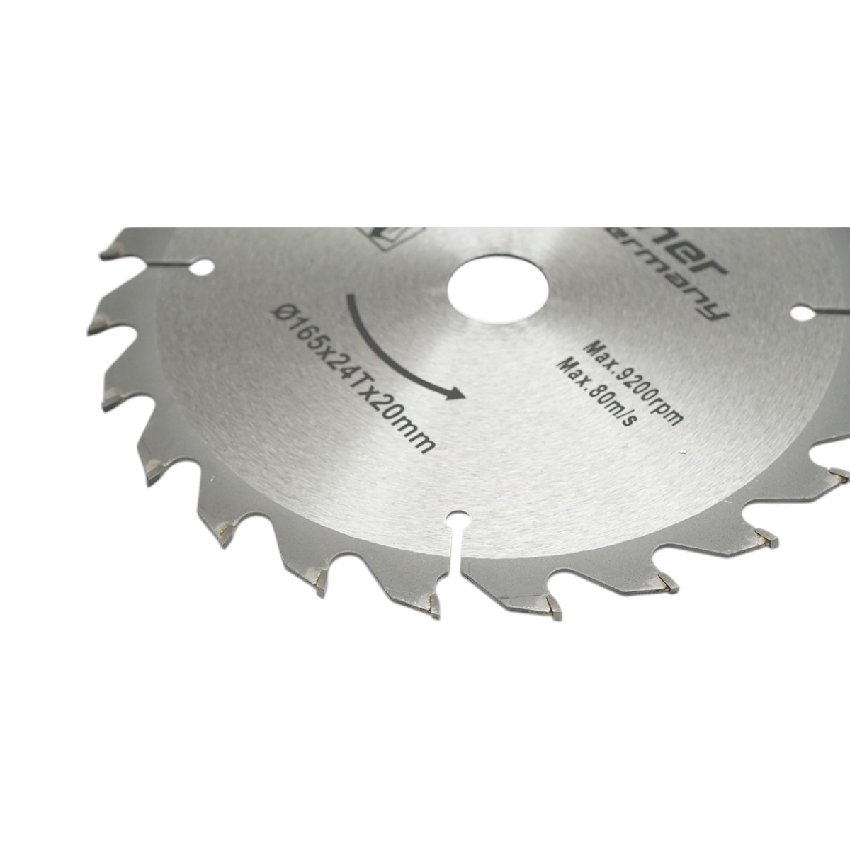 Disc circular vidia pentru lemn 165x20mm, 24 dinti, turatie maxima 9200rpm Breckner Germany - imagine 3