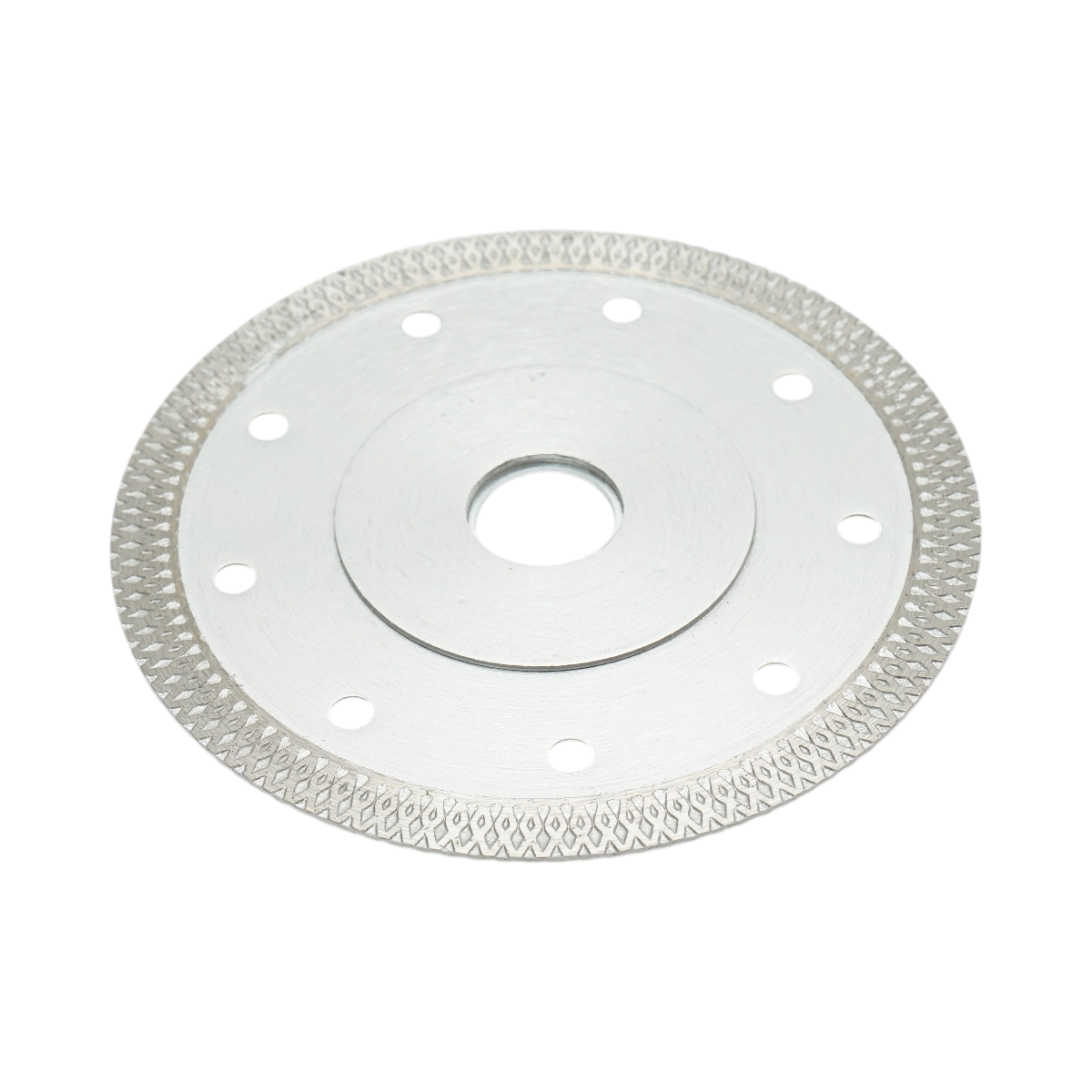 Disc diamantat turbo continuu 125x1.5x22.23mm, taiere umeda/uscata pentru ceramica dura, gresie, faianta Breckner Germany - imagine 4