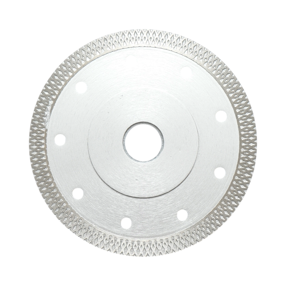 Disc diamantat turbo continuu 125x1.5x22.23mm, taiere umeda/uscata pentru ceramica dura, gresie, faianta Breckner Germany - imagine 3