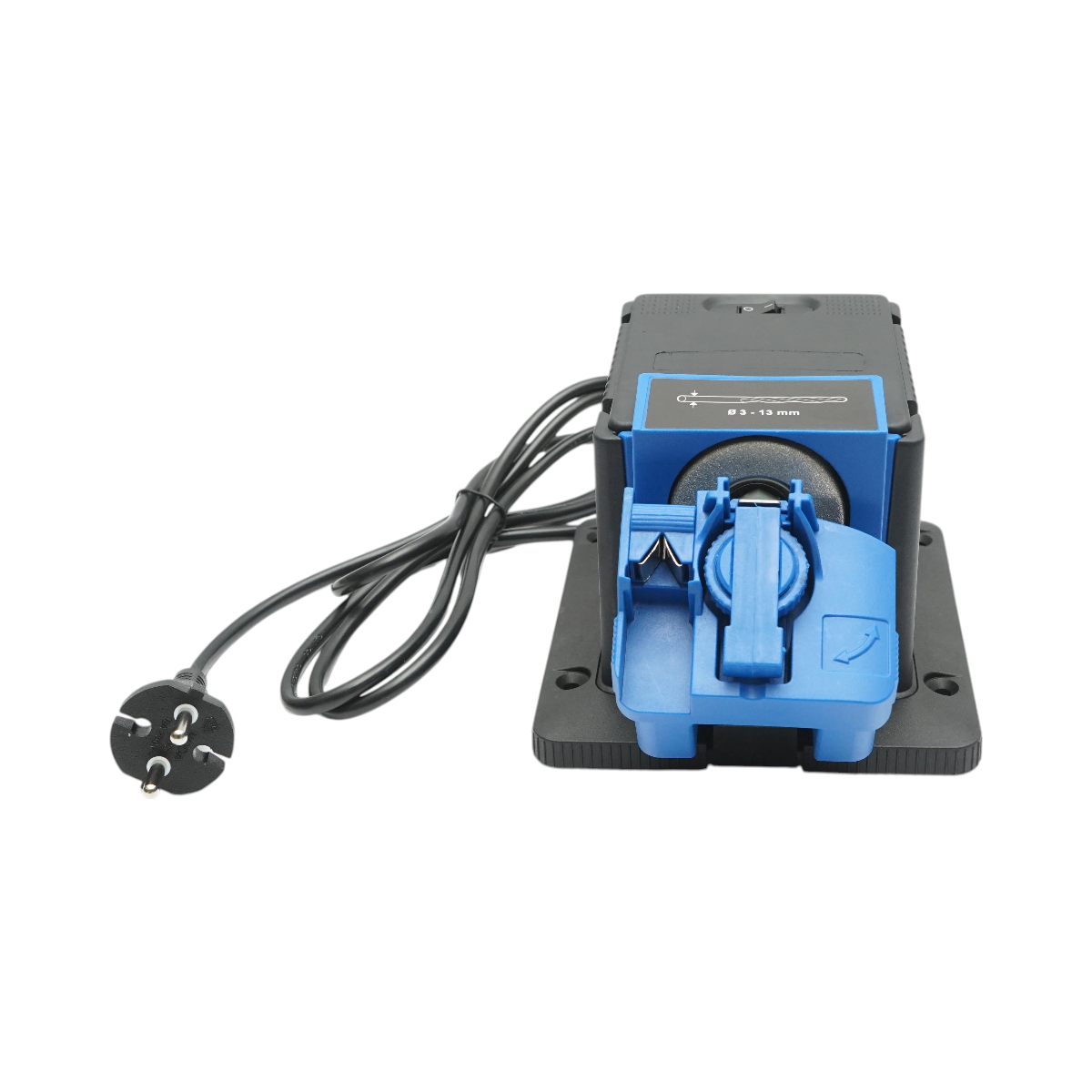 Masina de ascutit cutite electrica 220V, 65W, 7000rpm, unghi 15-50°, latime ascutire 6-51mm, burghie 3-13mm, foarfece, dalti, rindele - imagine 4