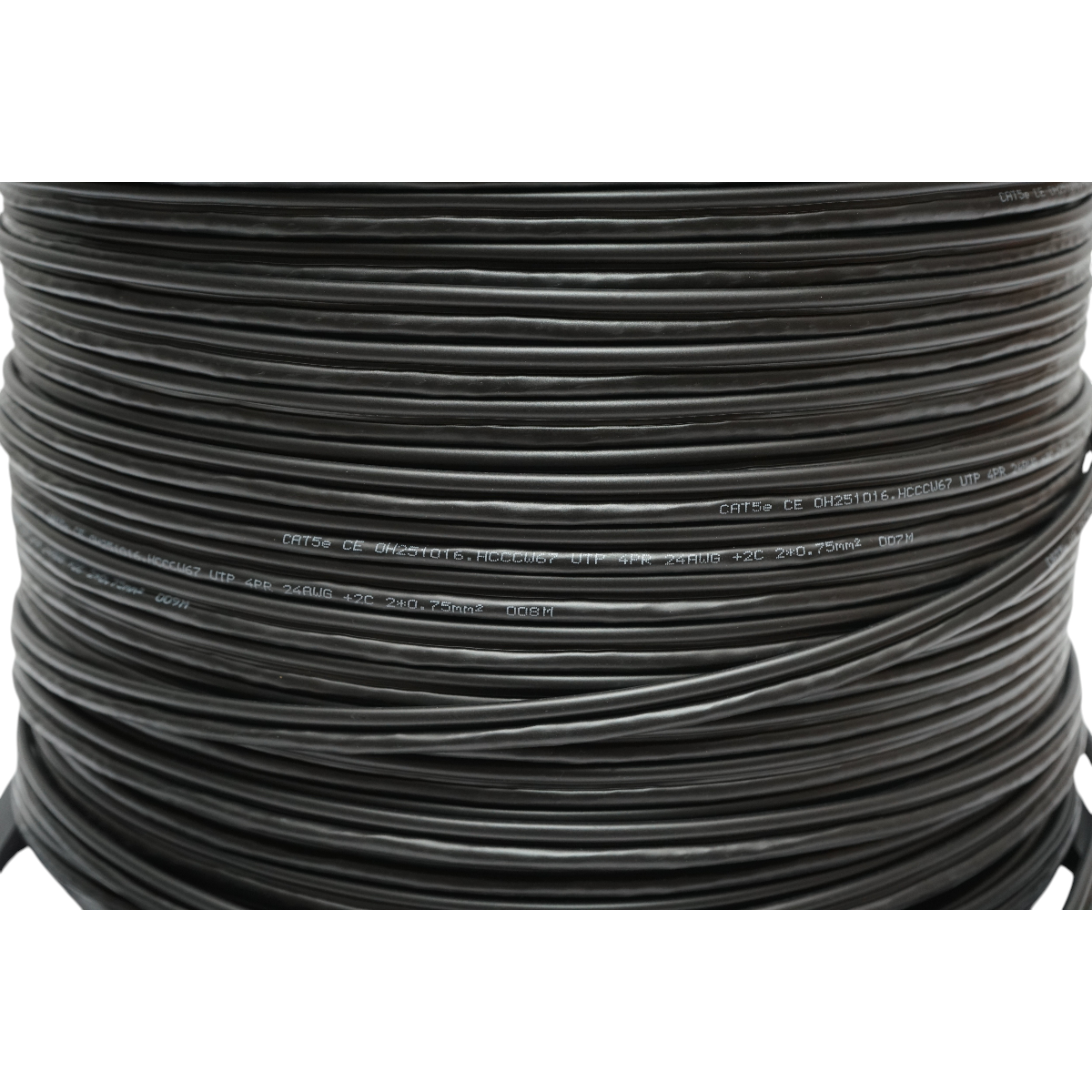 Cablu UTP CAT5e siamez 8x0.51mm cupru + 2x0.75mm CCA alimentare 305m/rola - imagine 5