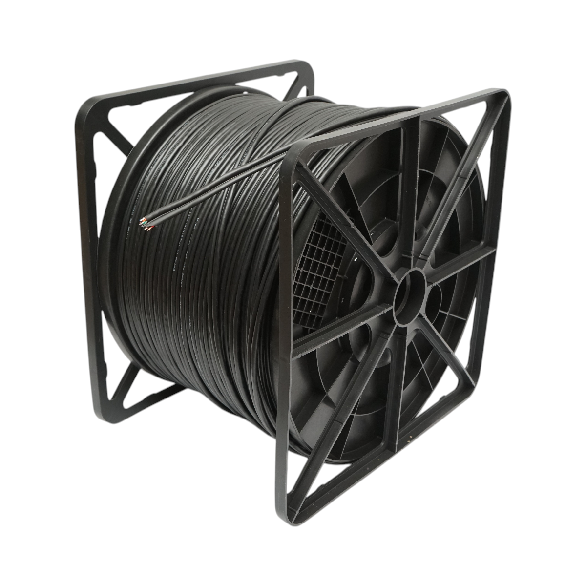 Cablu UTP CAT5e siamez 8x0.51mm cupru + 2x0.75mm CCA alimentare 305m/rola