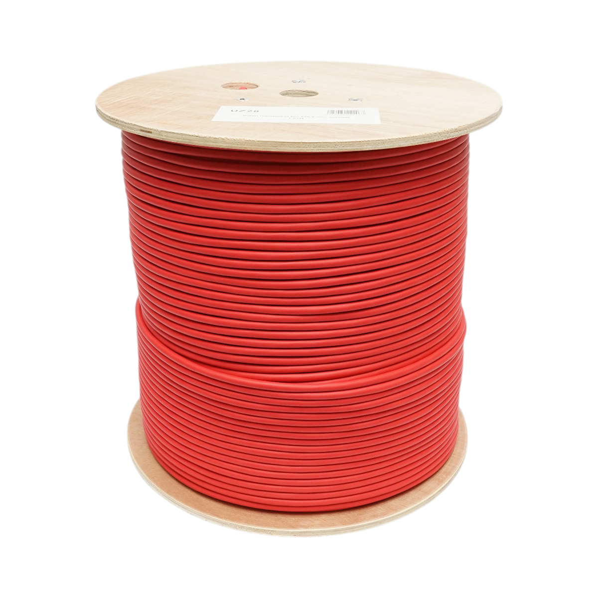 Cablu alarma incendiu ignifug rezistent la foc 2x2x0.8mm, ecranat, LSZH fara halogeni, rosu 500m/rola