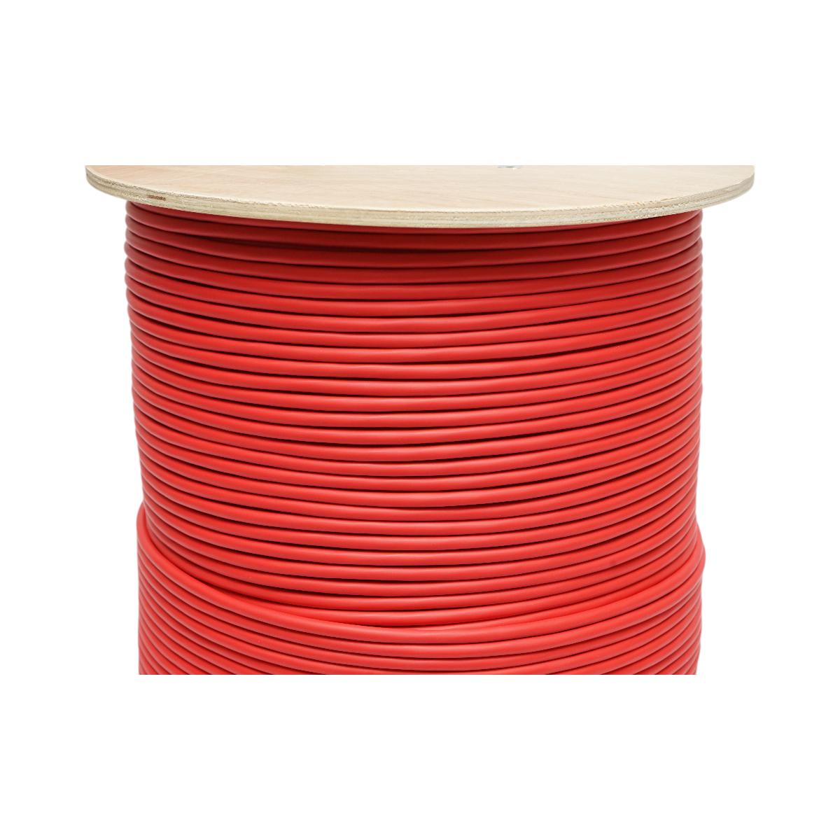 Cablu alarma incendiu ignifug rezistent la foc 2x2x0.8mm, ecranat, LSZH fara halogeni, rosu 500m/rola - imagine 2