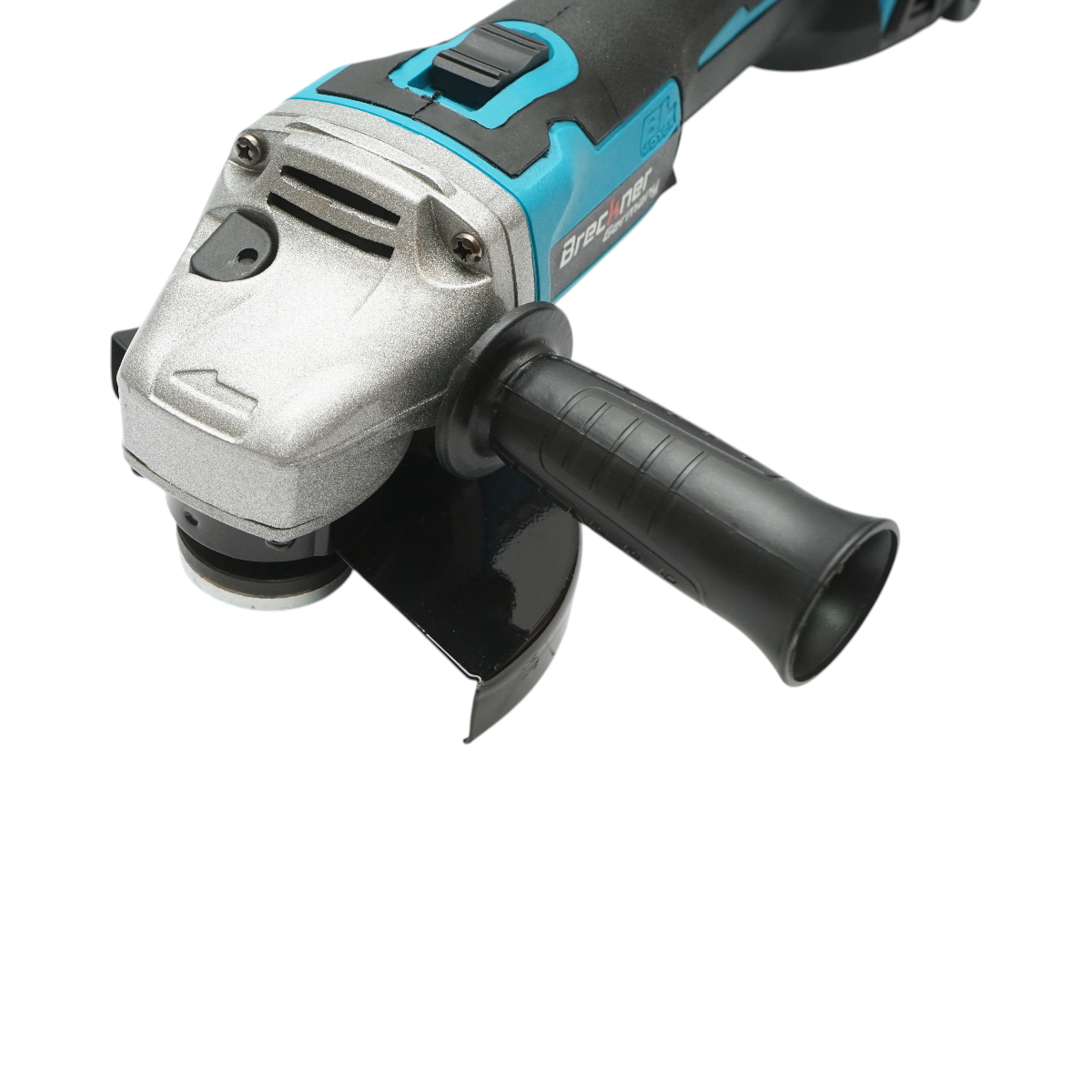 Polizor unghiular cu acumulator 21V, 4Ah Li-ion, disc 125mm, motor fara perii (brushless), proiector LED inclus Breckner Germany - imagine 9