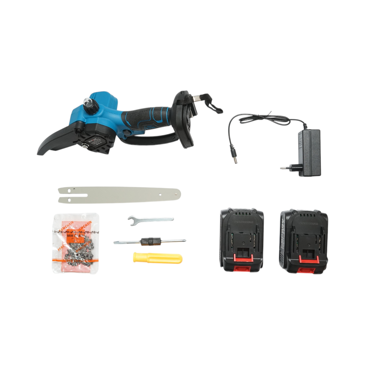 Mini fierastrau electric cu 2 acumulatori 24V, 4Ah Li-ion, lama 8 inch (200mm), turatie 4000rpm Breckner Germany - imagine 5