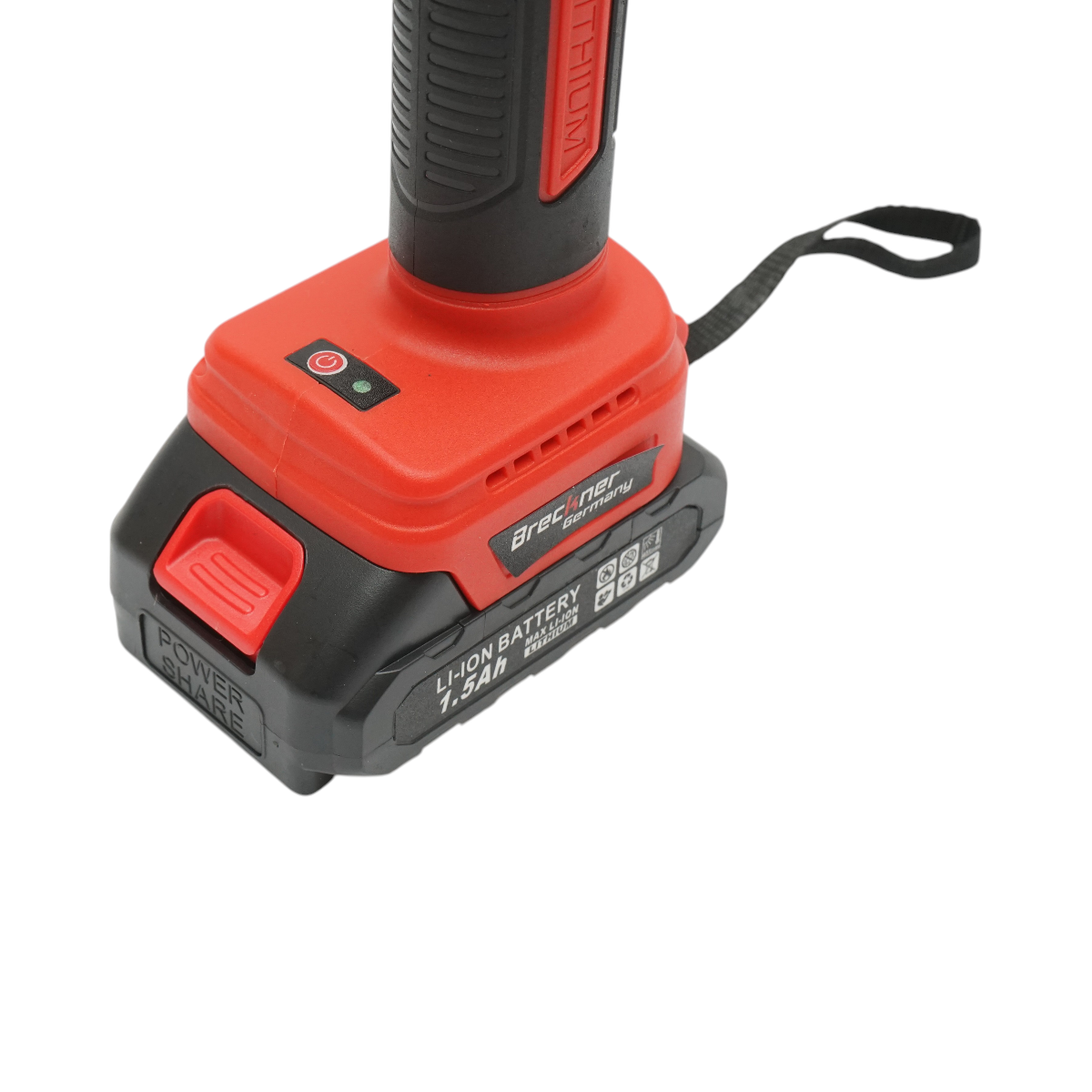 Foarfeca electrica de gradina cu 2 acumulatori 36V, 1.5Ah Li-Ion, 100W, diametru taiere 0-25mm, buton siguranta Breckner Germany - imagine 11