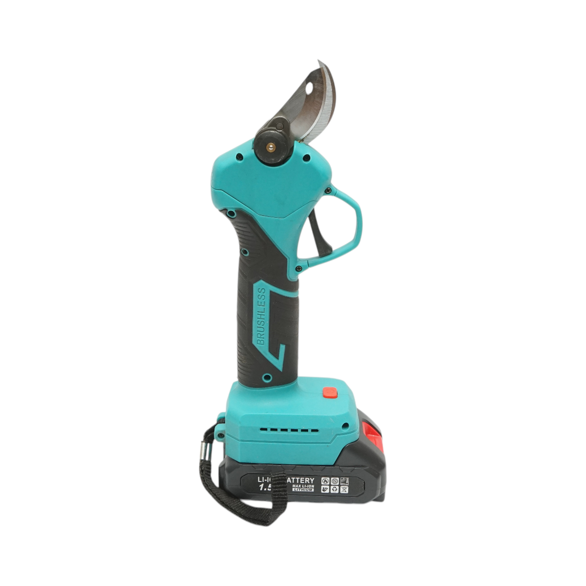 Foarfeca electrica de gradina cu 2 acumulatori 21V, 1.5Ah Li-Ion, brushless, diametru taiere 0-25mm, buton siguranta Breckner Germany - imagine 5