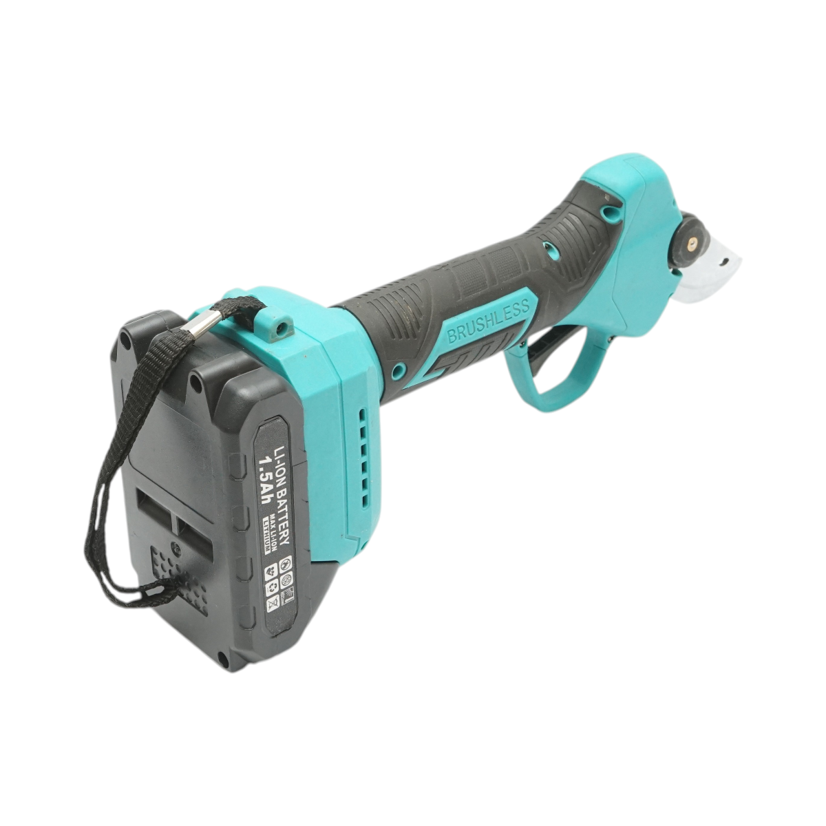 Foarfeca electrica de gradina cu 2 acumulatori 21V, 1.5Ah Li-Ion, brushless, diametru taiere 0-25mm, buton siguranta Breckner Germany - imagine 9