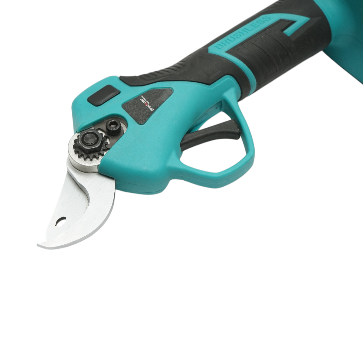 Foarfeca electrica de gradina cu 2 acumulatori 21V, 1.5Ah Li-Ion, brushless, diametru taiere 0-25mm, buton siguranta Breckner Germany - imagine 10