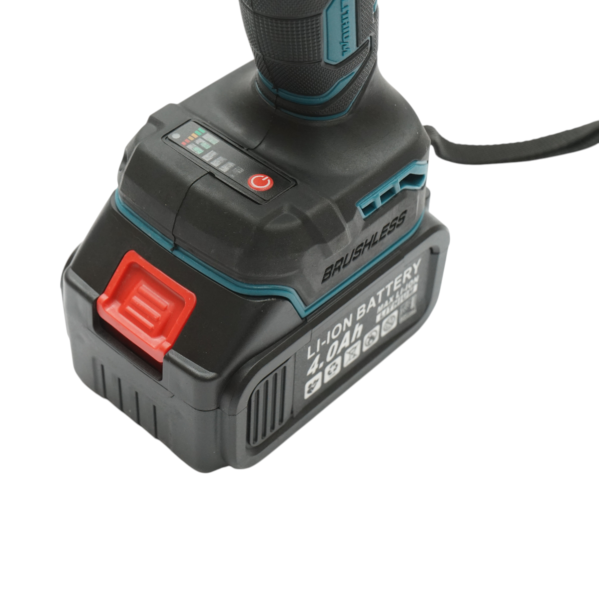 Masina de gaurit si insurubat cu percutie, 2 acumulatori 21V, 4Ah Li-ion, LED, brushless, 65Nm, mandrina 13mm, 0-400/1400rpm Breckner Germany - imagine 13