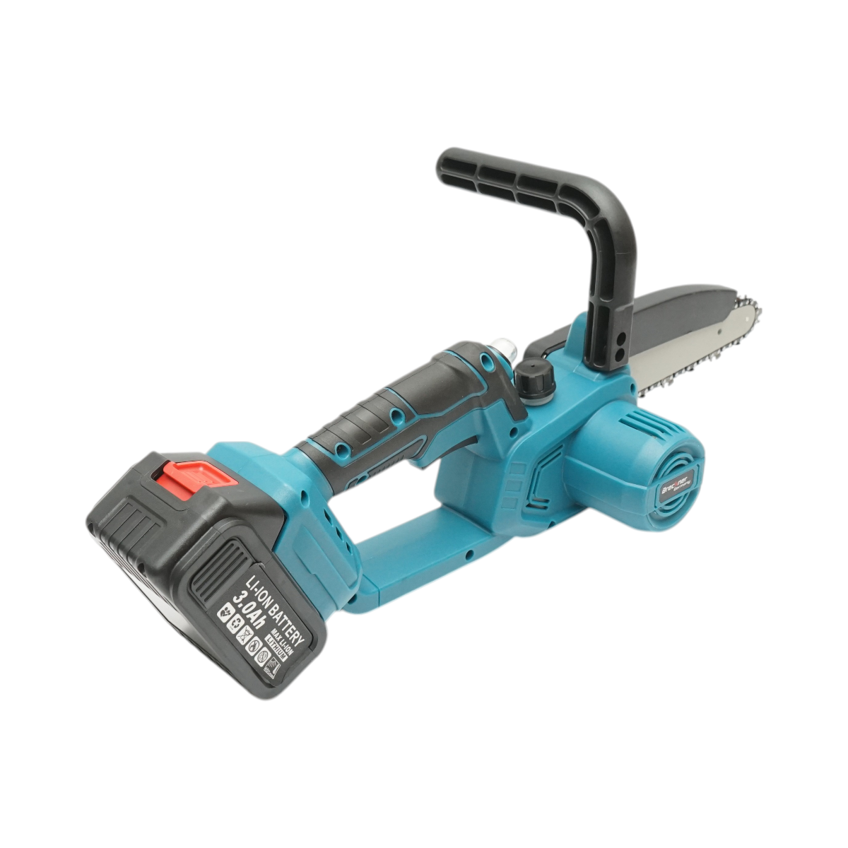 Mini fierastrau electric cu 2 acumulatori 21V, 3Ah Li-ion, lama 8 inch (200mm), turatie 4000rpm, incarcare rapida Breckner Germany - imagine 8