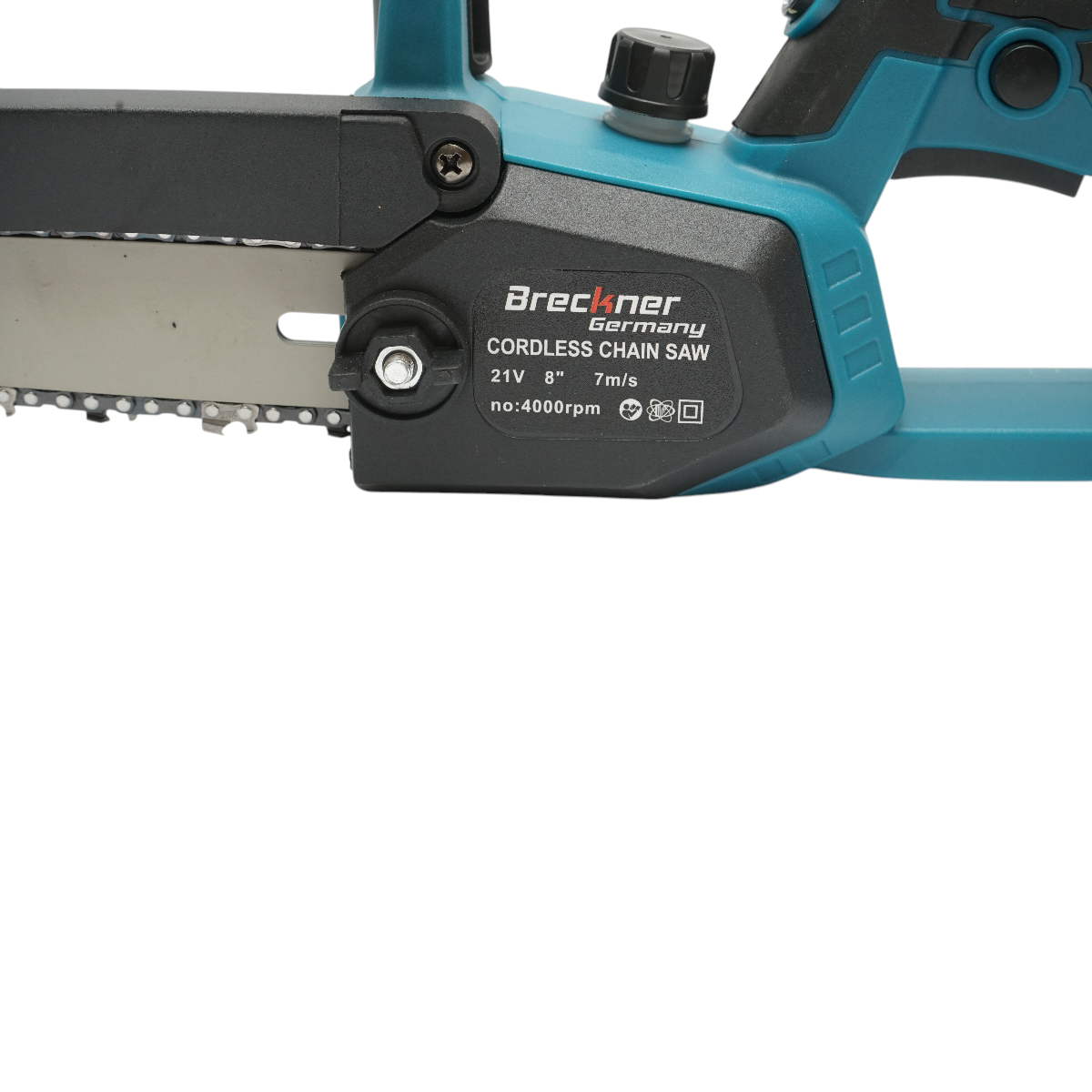 Mini fierastrau electric cu 2 acumulatori 21V, 3Ah Li-ion, lama 8 inch (200mm), turatie 4000rpm, incarcare rapida Breckner Germany - imagine 12