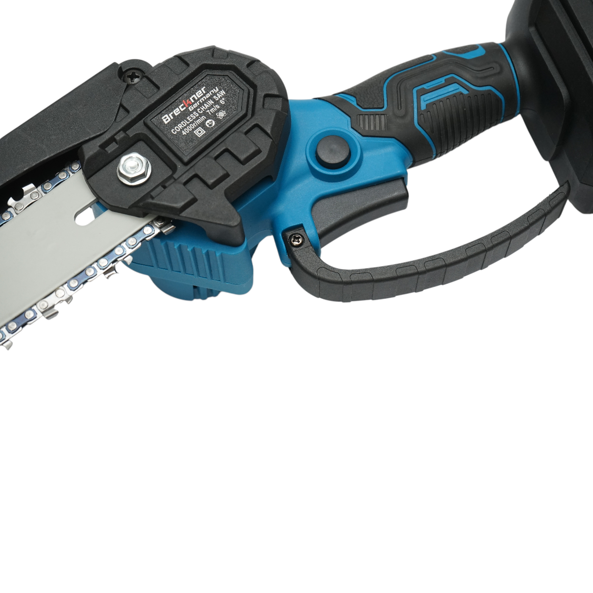 Mini fierastrau electric cu 2 acumulatori 24V, 2Ah Li-ion, lama 6 inch (150mm), turatie 4000rpm Breckner Germany - imagine 12