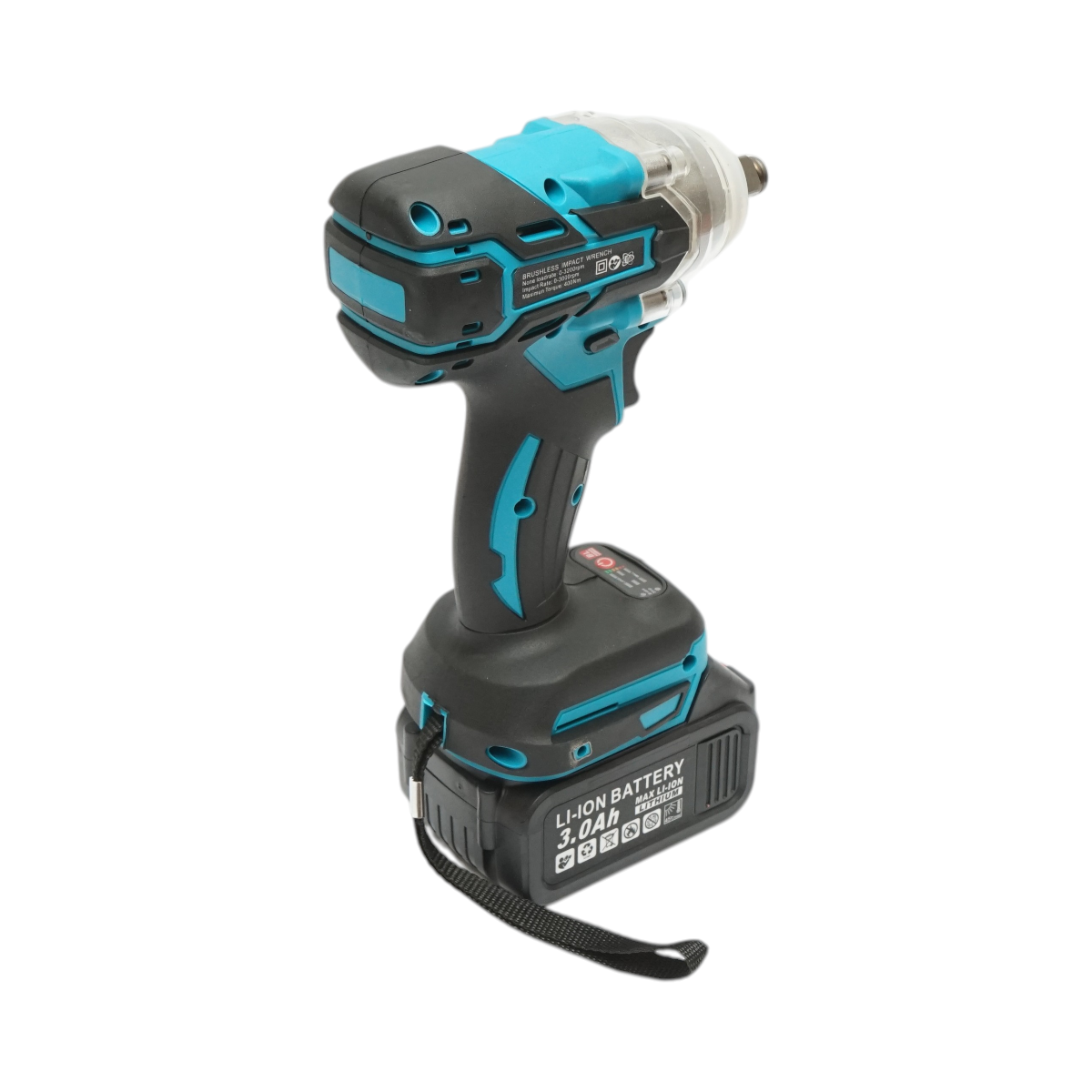 Masina de insurubat cu impact 1/2 inch, 2 acumulatori 21V, 3Ah Li-ion, LED, brushless, cuplu 400Nm, tubulare, burghie, biti 31 piese Breckner Germany - imagine 8